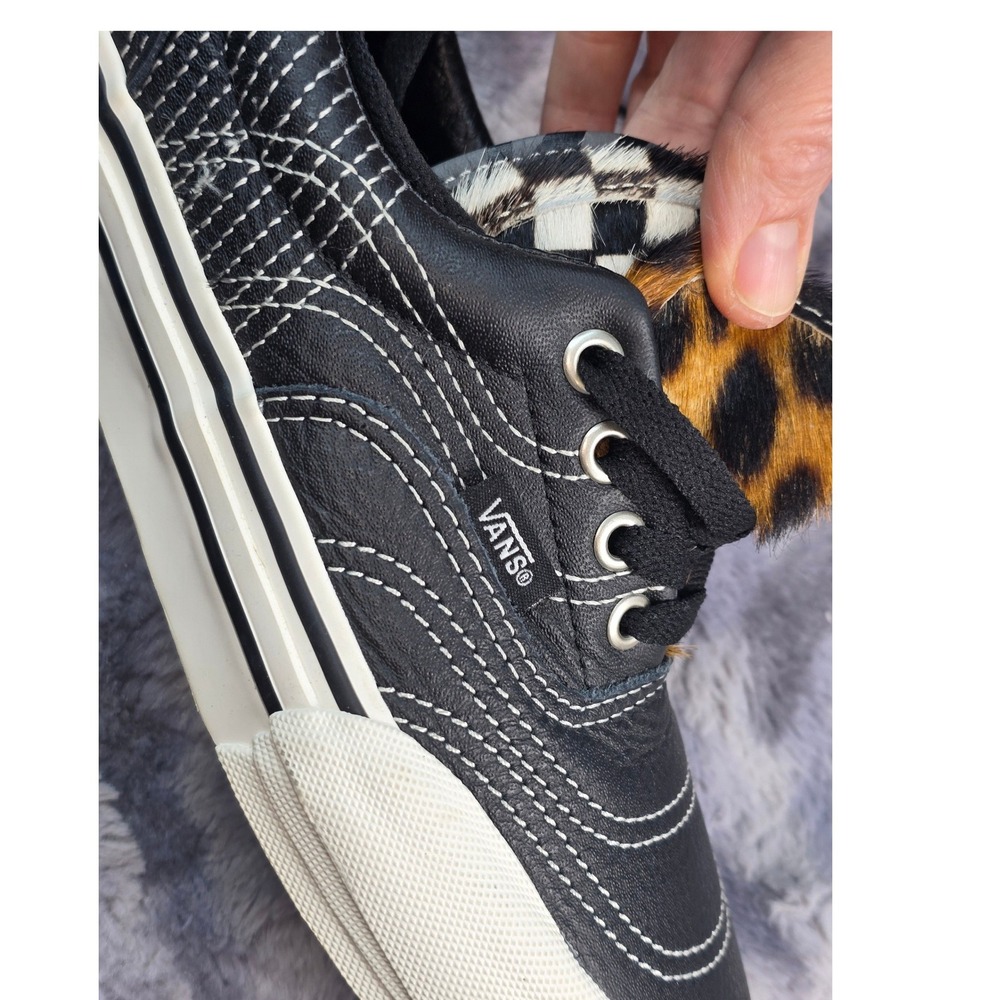 NWOT Vans x Billy's‎ Tokyo Era 3 Leather Sneakers Womens 6.5 Mens 5.0 Black - Picture 6 of 8